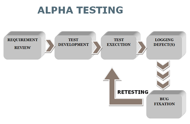 alpha testing process